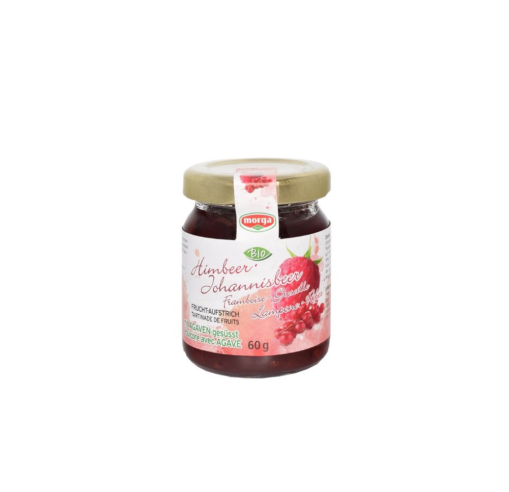 MORGA confitures fruits framb-gros agave bio 60 g