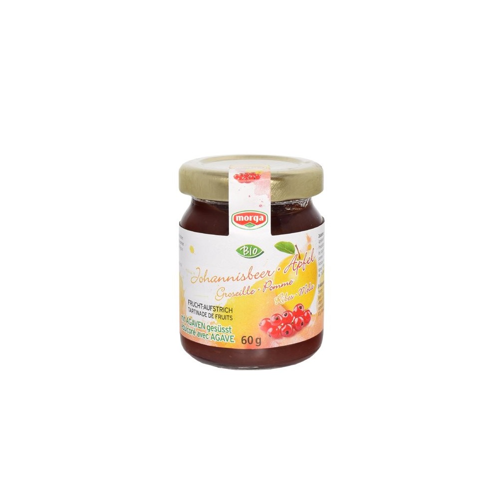 MORGA confitures fruits gros-pomme agave bio 60 g