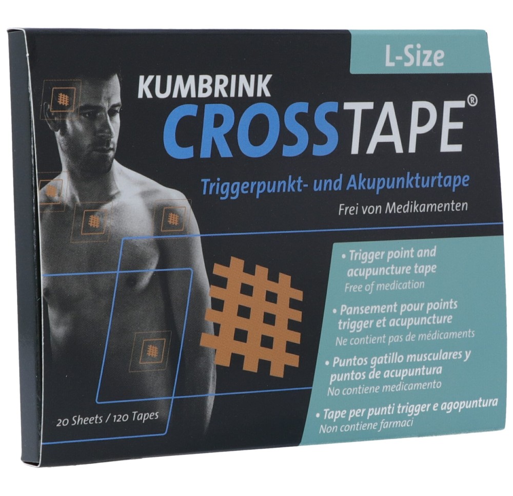 CROSSTAPE anti-douleur et acupuncture L 120 pce