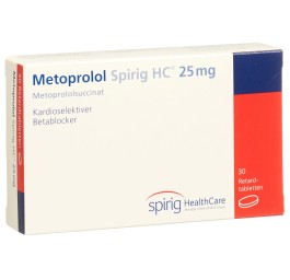 METOPROLOL Spirig HC cpr pell ret 25 mg 30 pce