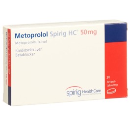 METOPROLOL Spirig HC cpr pell ret 50 mg 30 pce