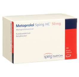 METOPROLOL Spirig HC cpr pell ret 50 mg 100 pce