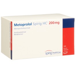 METOPROLOL Spirig HC cpr pell ret 200 mg 100 pce
