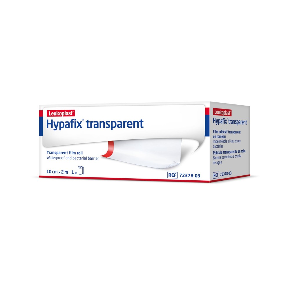 HYPAFIX transparent 10cmx2m non stérile rouleau