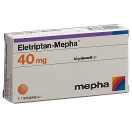 ELETRIPTAN Mepha cpr pell 40 mg 6 pce