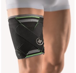 BORT MYOACTIVE sport band cuisse L noir/vert