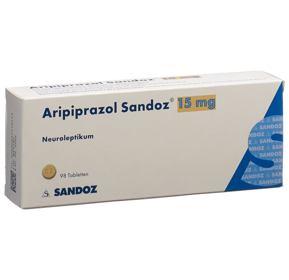 ARIPIPRAZOLE Sandoz cpr 15 mg 98 pce