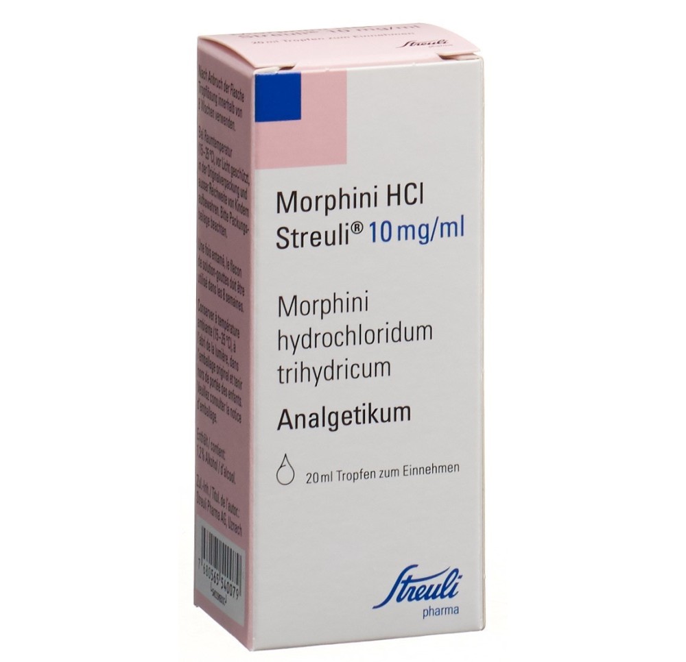MORPHINI HCL Streuli gouttes 10 mg/ml fl 20 ml