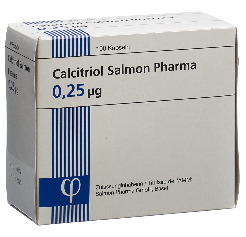 CALCITRIOL Salmon Pharma caps 0.25 mcg 100 pce