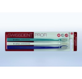SWISSDENT Whitening brosse dents trio tur blan ble