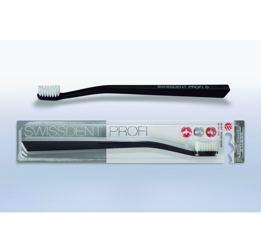 SWISSDENT Gentle brosse dents noire extra soft