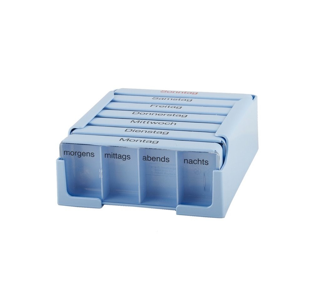 SAHAG Medi-7 pilulier 7 jours bleu all