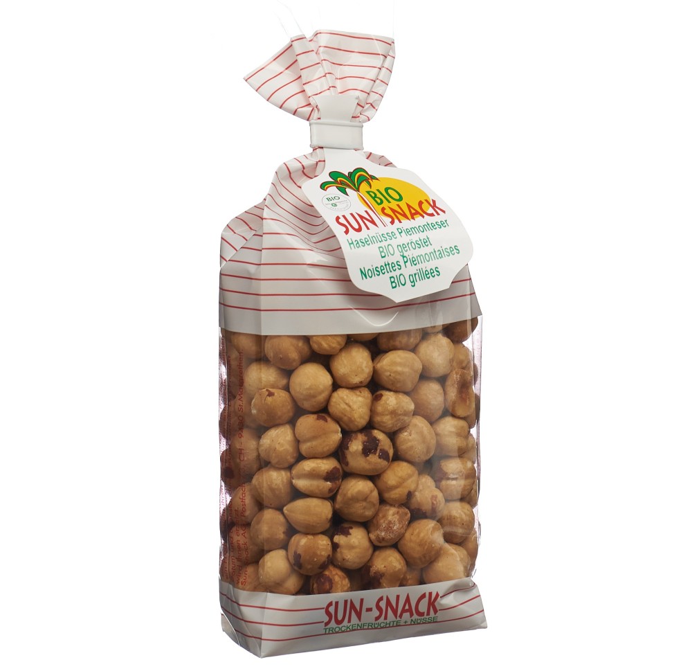 SUN SNACK noisettes piémontaises BIO 225 g
