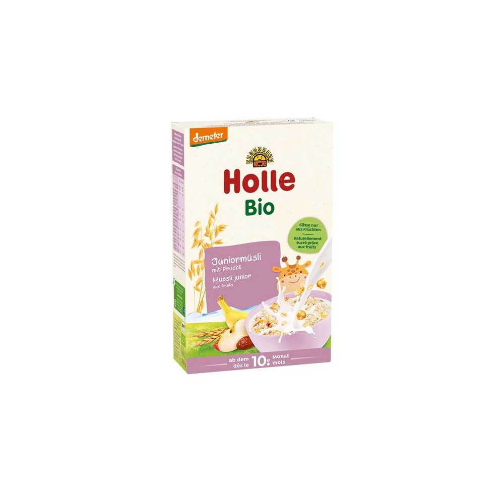HOLLE Bio-Muesli Juniors 3 céréal avec fruit 250 g