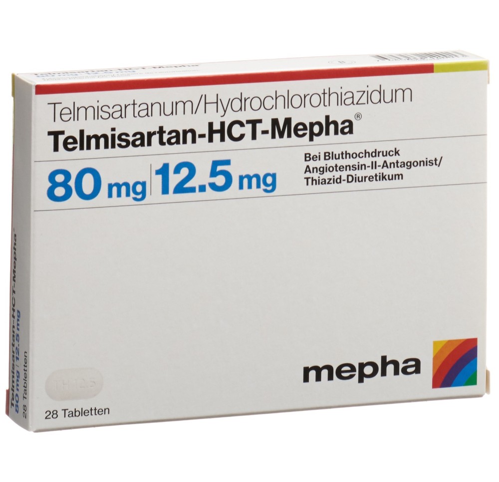 TELMISARTAN-HCT Mepha cpr 80/12.5 mg 28 pce