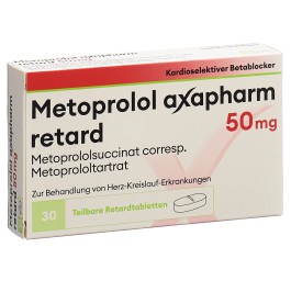 METOPROLOL Axapharm cpr ret 50 mg 30 pce