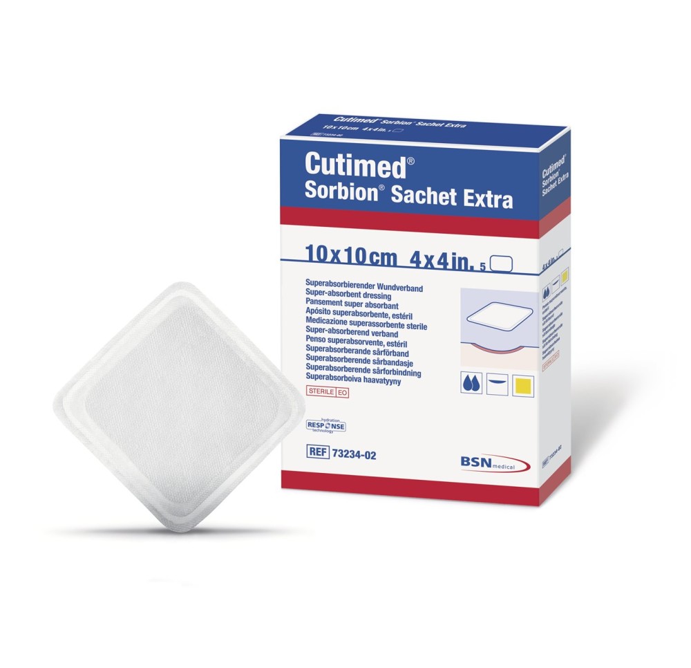 CUTIMED Sorbion Sachet Extra 5x5cm 5 pce