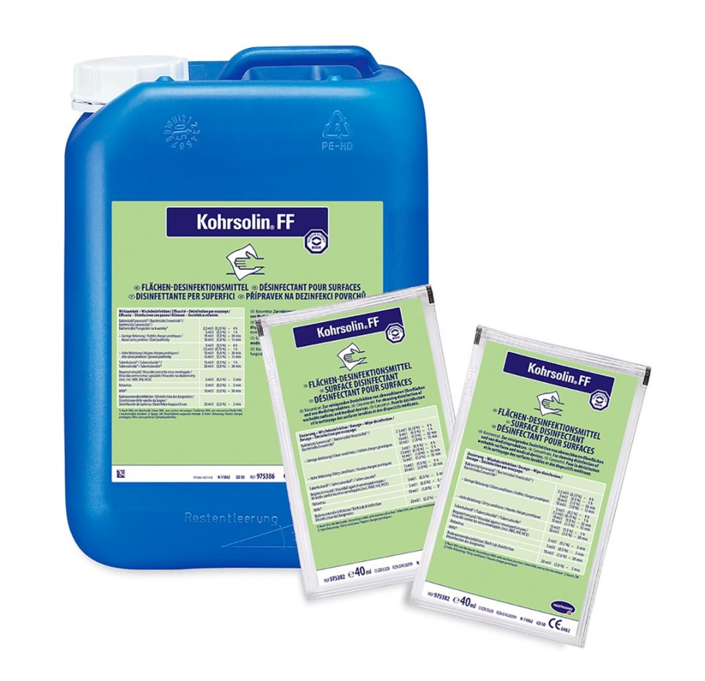 KOHRSOLIN FF désinfectant surfaces bidon 5 lt