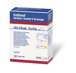 CUTIMED Sorbion Sachet S Drainage 10x10cm 25 pce