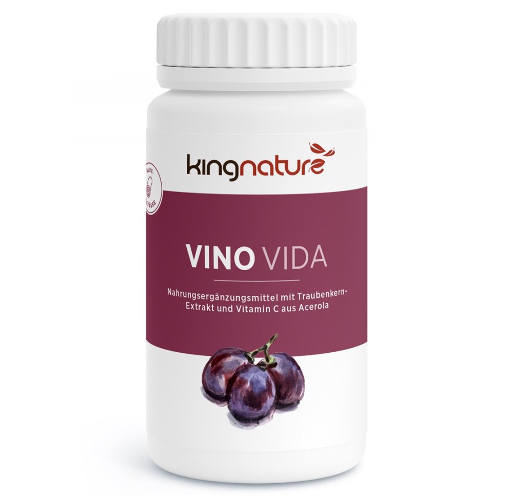 KINGNATURE Vino Vida caps 305 mg bte 90 pce