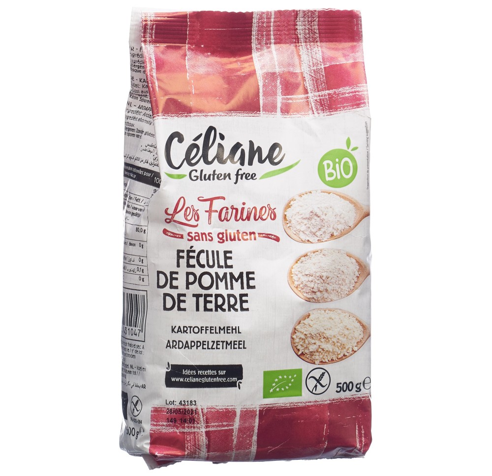 CELIANE fécule pomme terre sans gluten bio 500 g