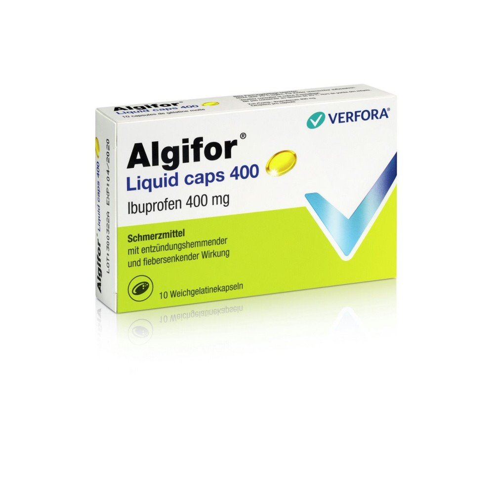 ALGIFOR Liquid caps 400 mg 10 pce