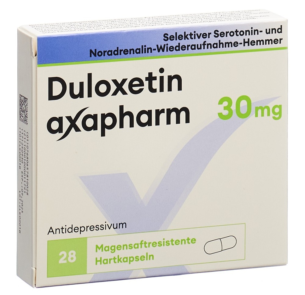 DULOXETINE axapharm caps 30 mg 28 pce