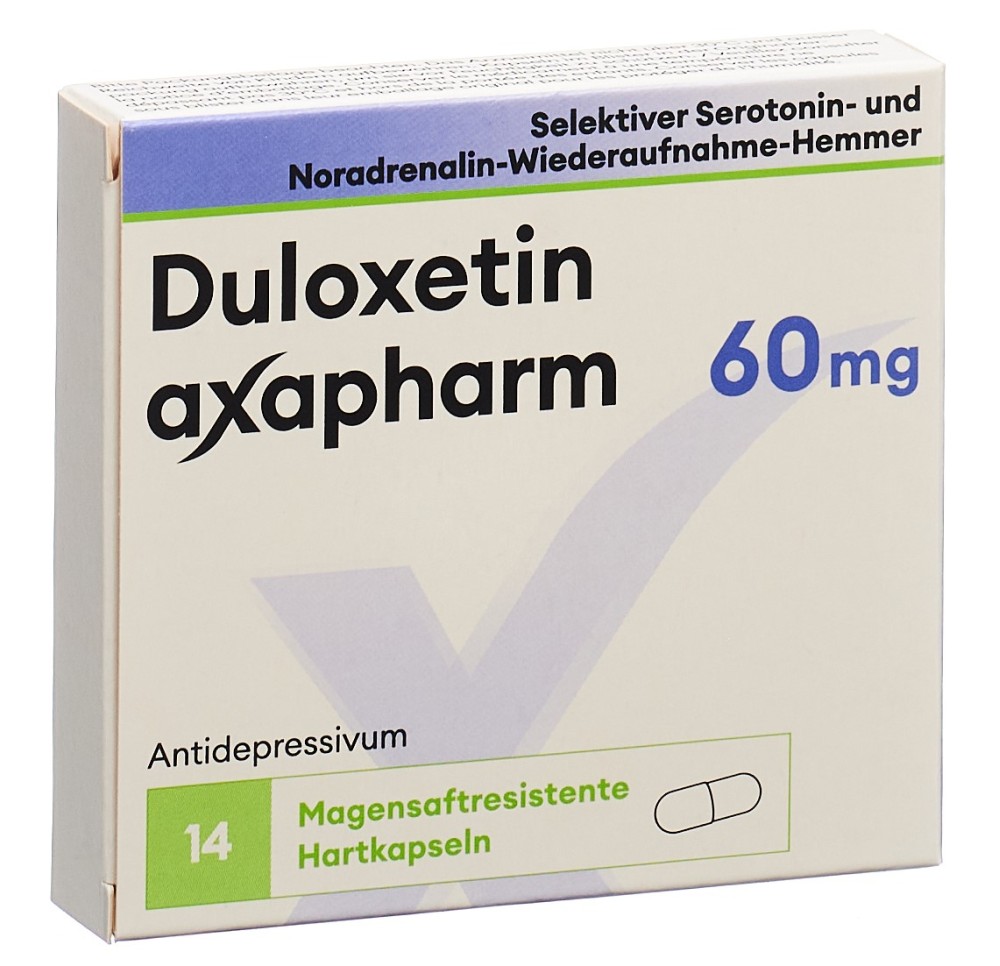 DULOXETINE axapharm caps 60 mg 14 pce