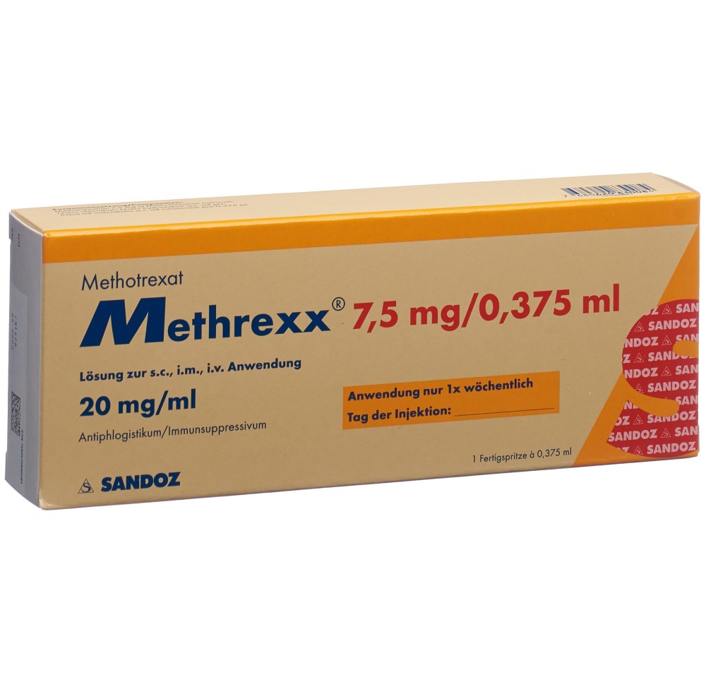METHREXX sol inj 7.5 mg/0.375ml ser pré 0.375 ml