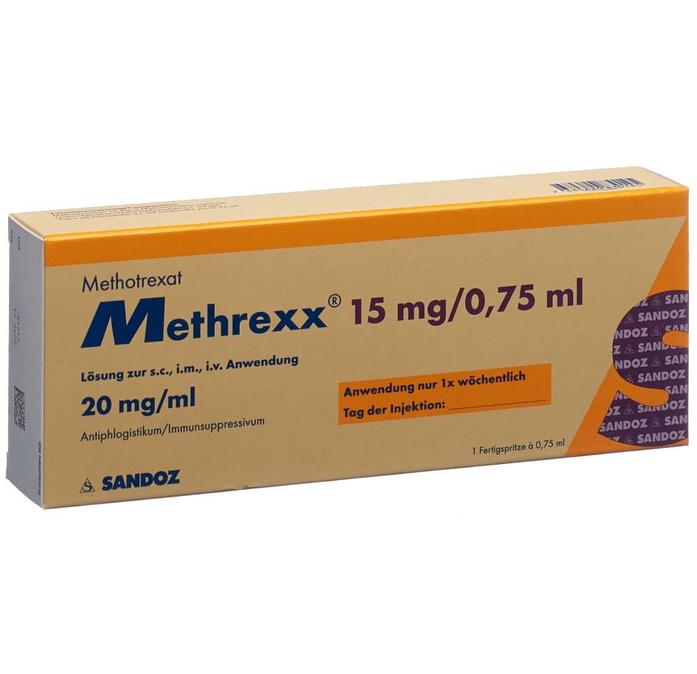METHREXX sol inj 15 mg/0.75ml ser pré 0.75 ml