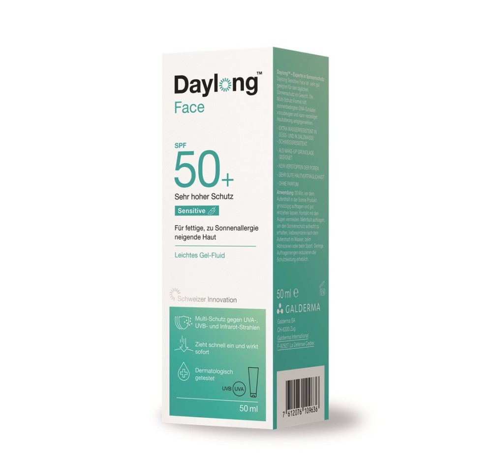 DAYLONG Sensitive Face Gel-Fluide SPF50+ 50 ml