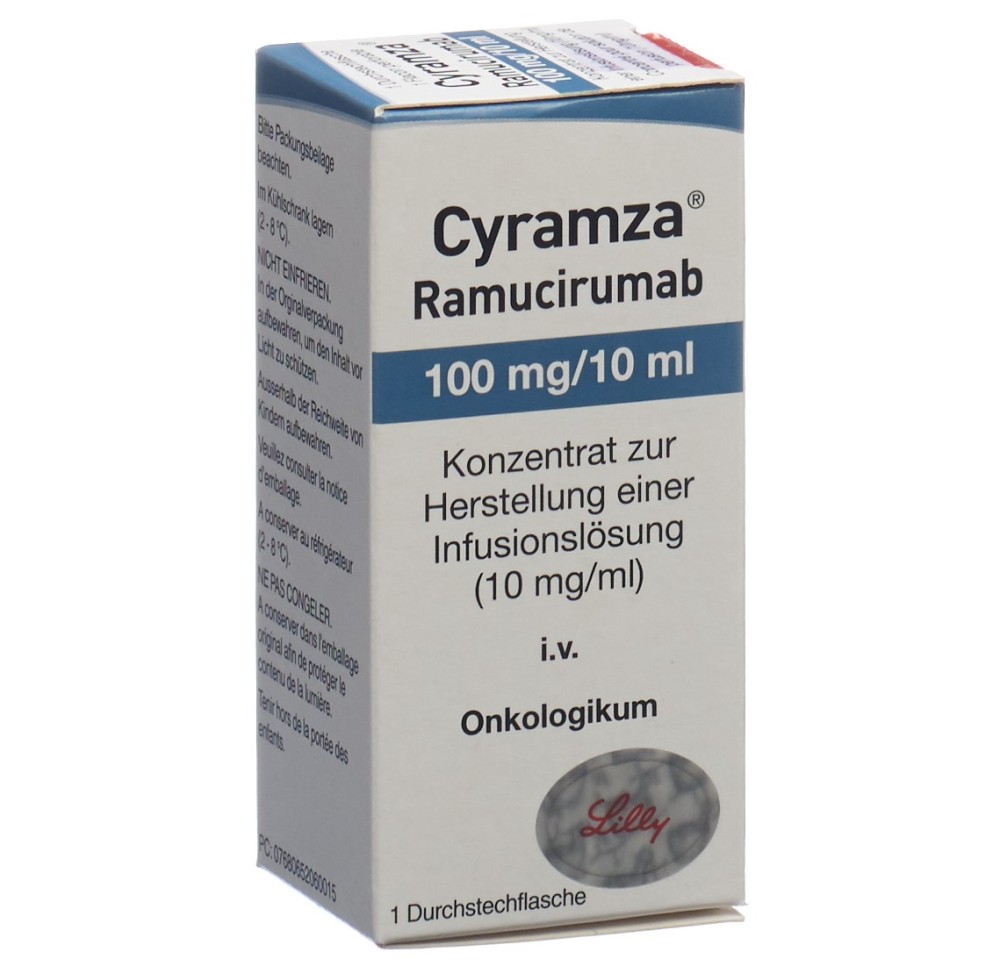CYRAMZA conc perf 100 mg/10ml flac