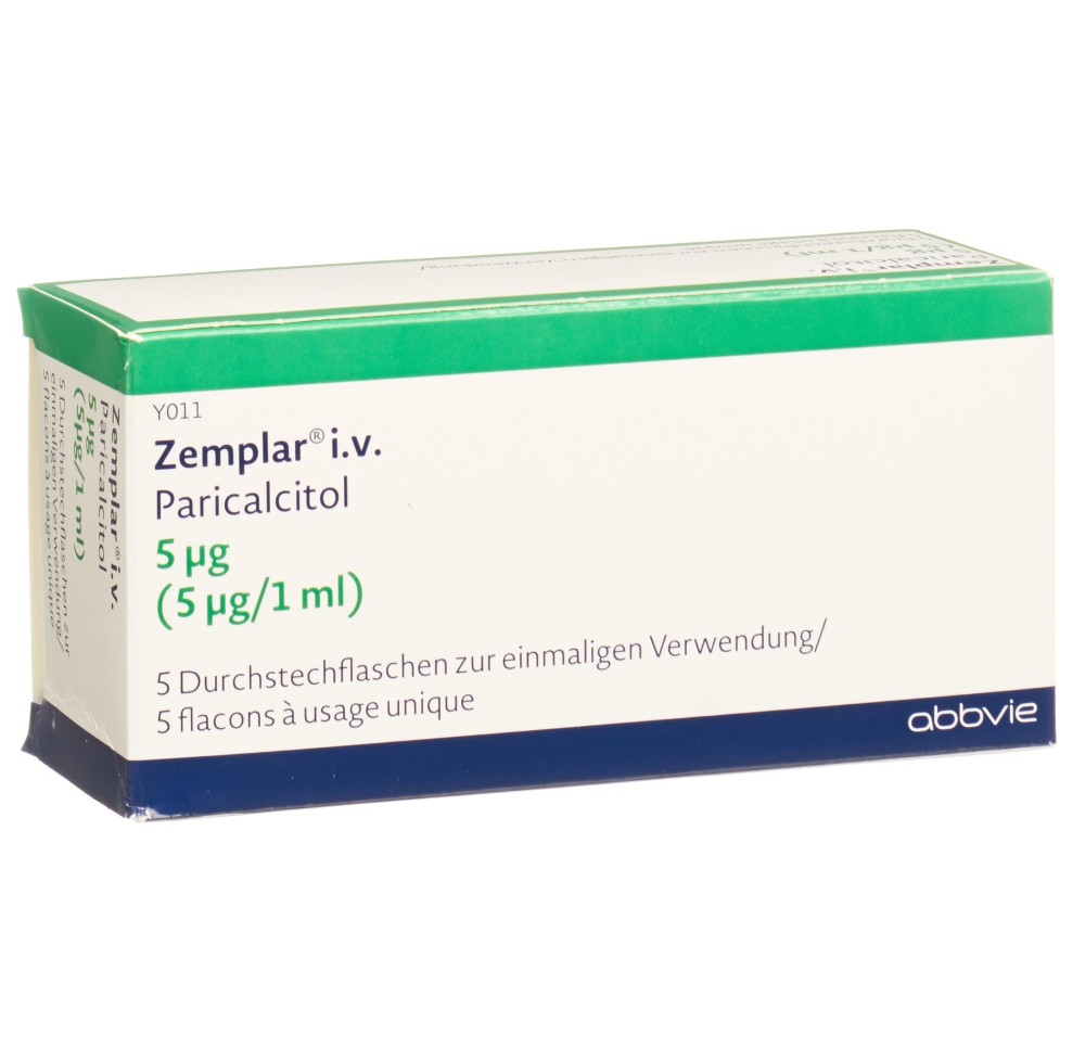 ZEMPLAR sol inj 5 mcg/ml 5 flac 1 ml