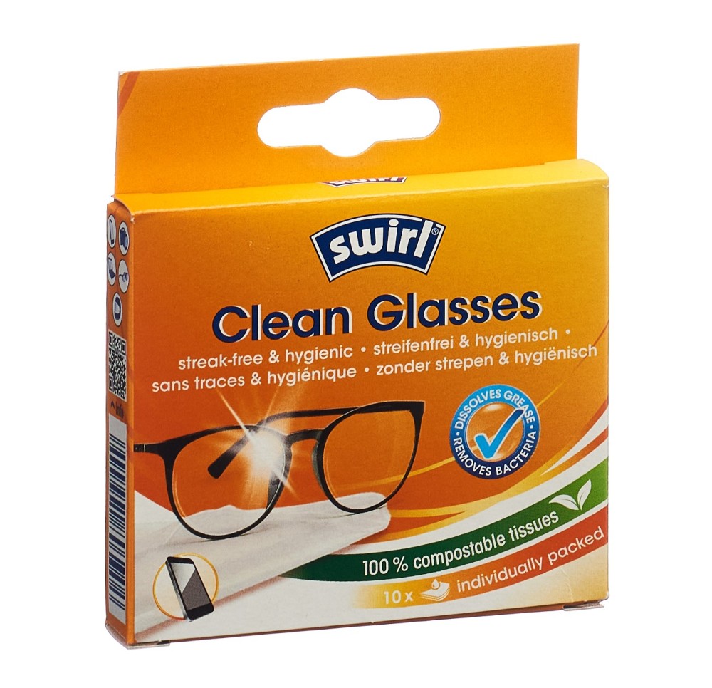 SWIRL lingettes nettoyantes lunettes 10 pce