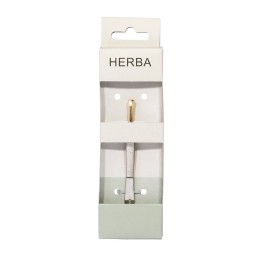 HERBA pincette 7.5cm pointe or 5360