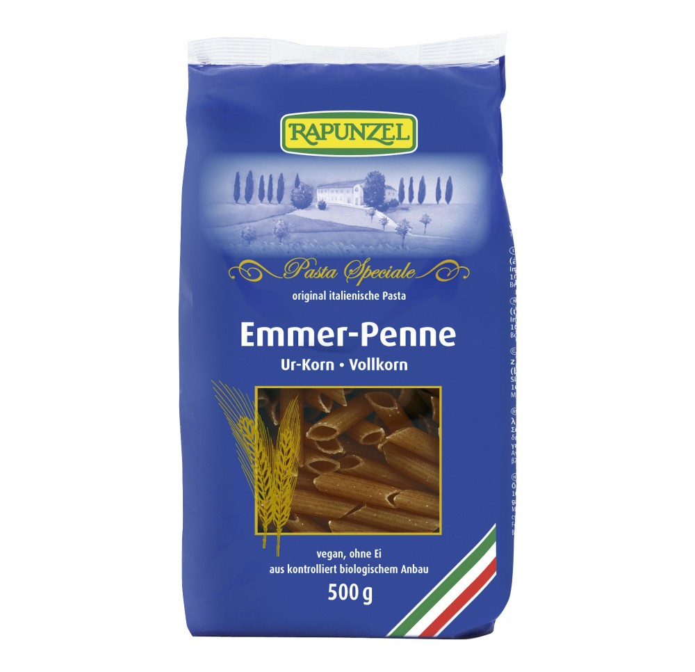 RAPUNZEL penne amidonnier complet 500 g