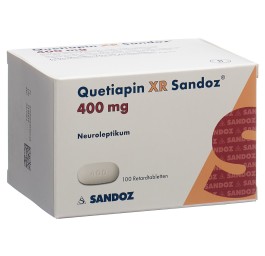 QUETIAPINE XR Sandoz cpr ret 400 mg 100 pce