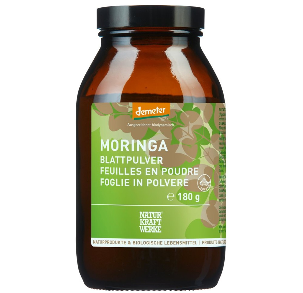 NATURKRAFTWERKE Moringa Feuilles Pdr Demeter 180 g