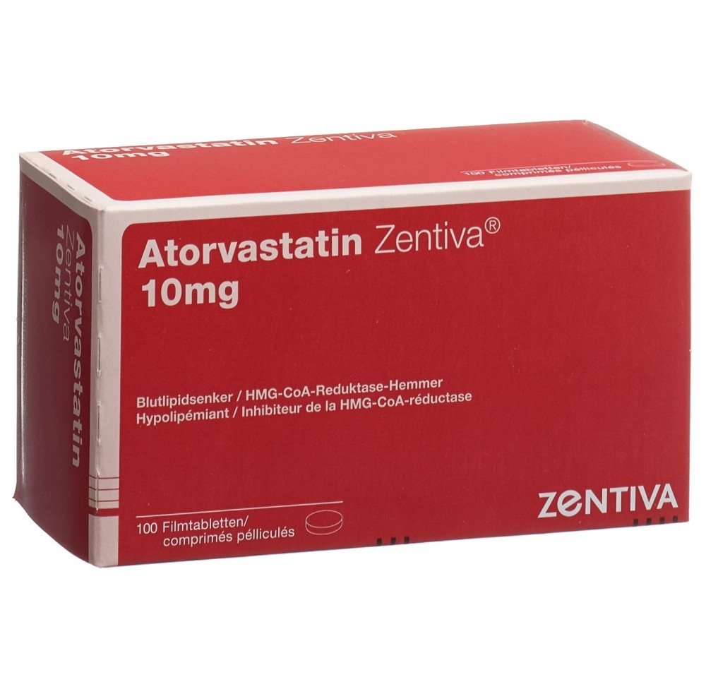 ATORVASTATIN Zentiva cpr pell 10 mg 100 pce