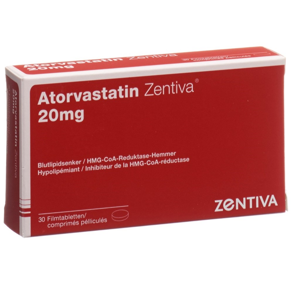 ATORVASTATIN Zentiva cpr pell 20 mg 30 pce
