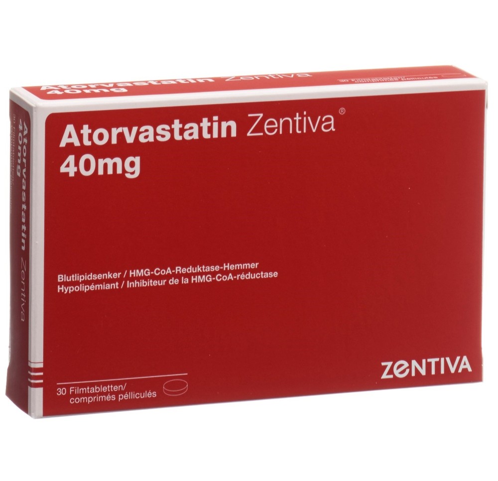 ATORVASTATIN Zentiva cpr pell 40 mg 30 pce