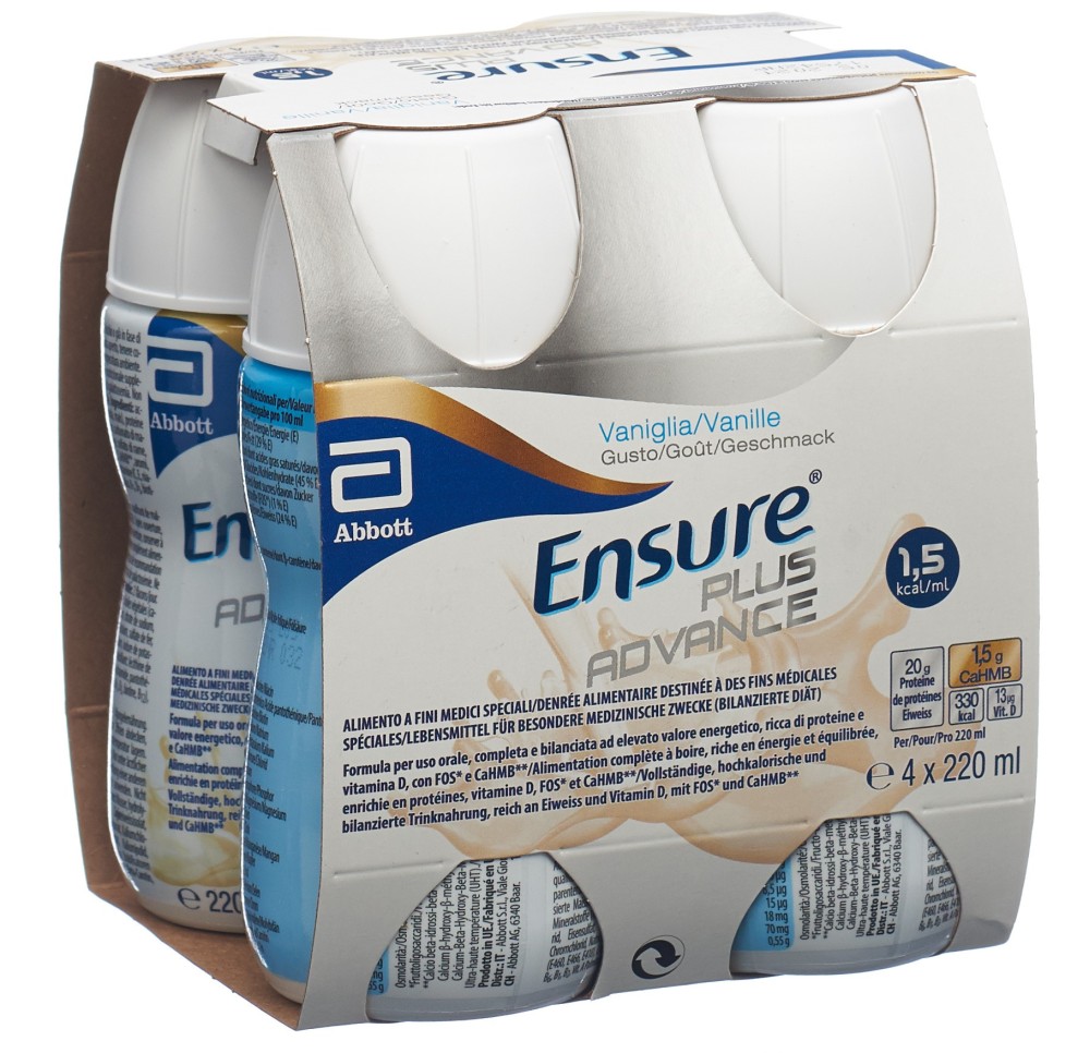ENSURE Plus Advance vanille 4 x 220 ml