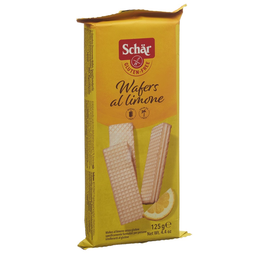 SCHÄR Gaufrettes au citron sans gluten 125 g