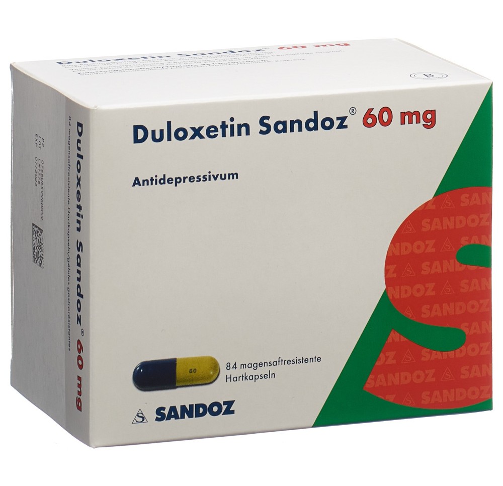 DULOXETIN Sandoz caps 60 mg 84 pce