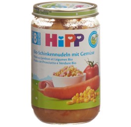 HIPP pâtes au jambon bio légumes 8m 220 g