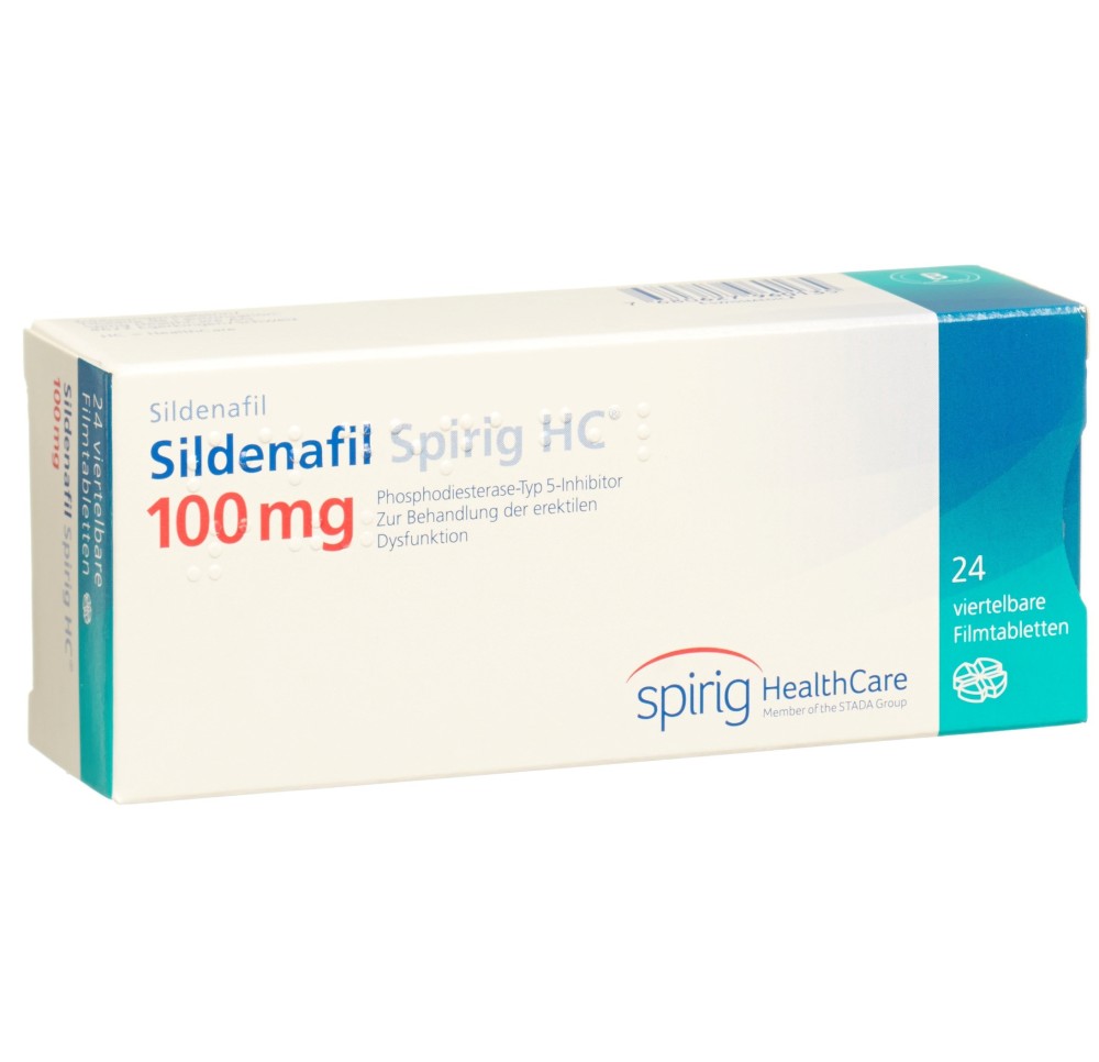 SILDENAFIL Spirig HC cpr pell 100 mg 24 pce
