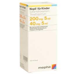 NOPIL sirop enf 200/40mg fl 100 ml