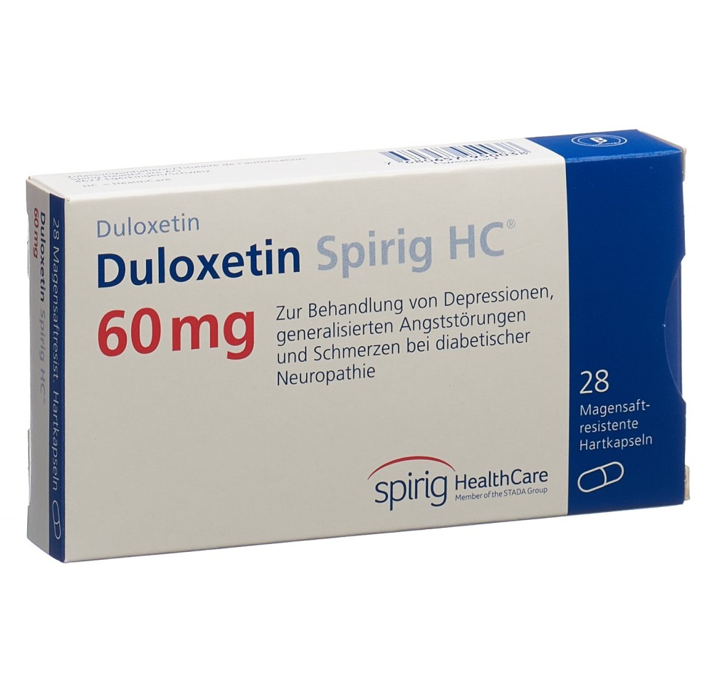 DULOXETINE Spirig HC caps 60 mg 28 pce