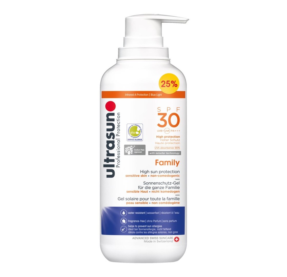 ULTRASUN Family SPF30 -25% disp 400 ml