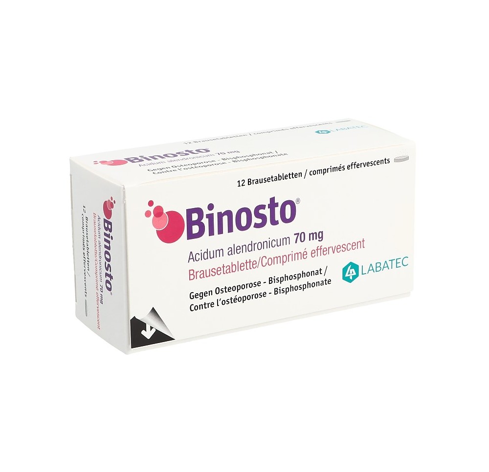 BINOSTO cpr eff 70 mg sach 12 pce
